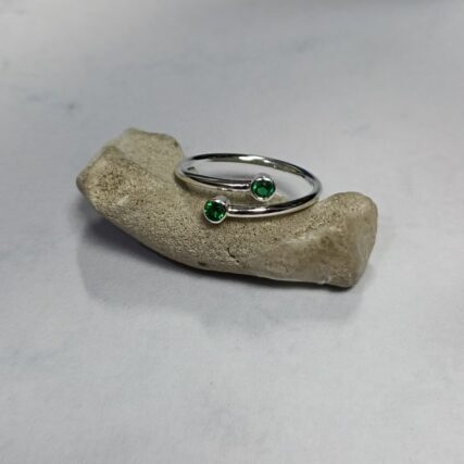 Anillo Circón Doble