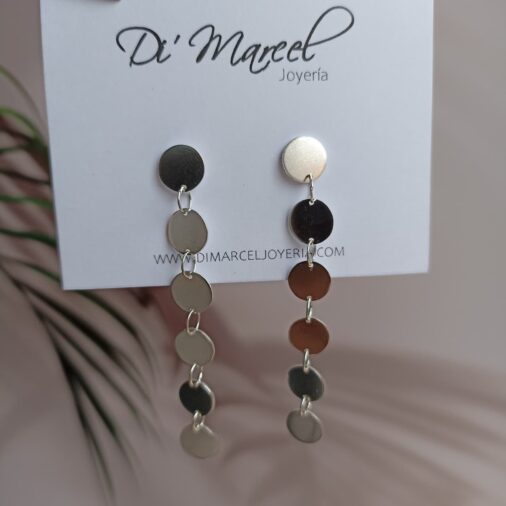 Aretes Lluvia de Monedas - Imagen 2