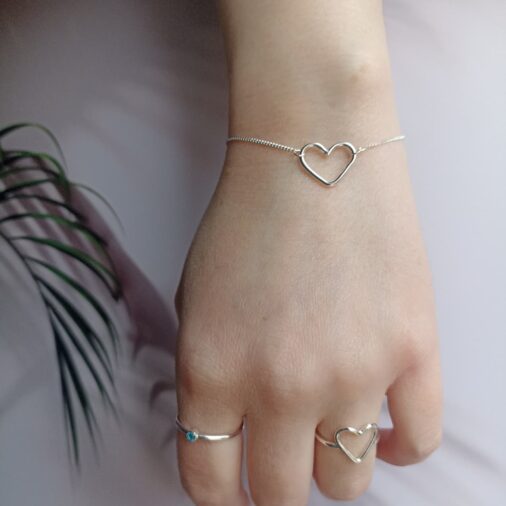 Pulsera Contorno Corazón - Imagen 3