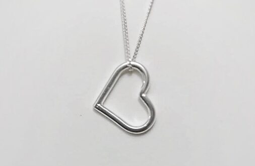Collar Contorno Corazón - Imagen 2