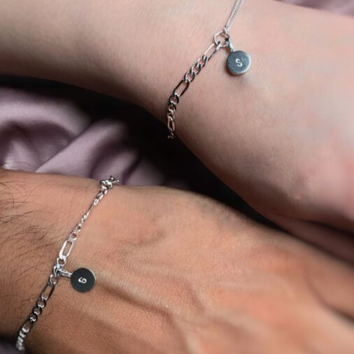 Pulseras de Pareja Medallas - Imagen 2
