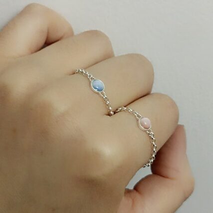 Anillo Cadena Arcoiris