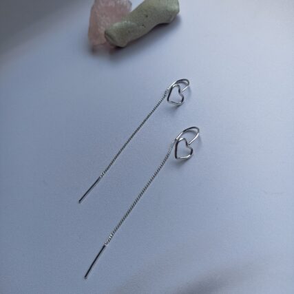 Aretes Hilo Corazón