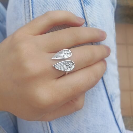 Anillo Alas de Plata